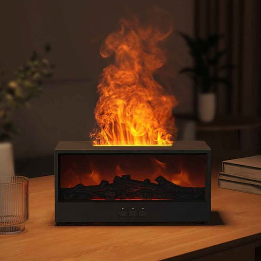 Flame-Effect Aromatherapy Humidifier